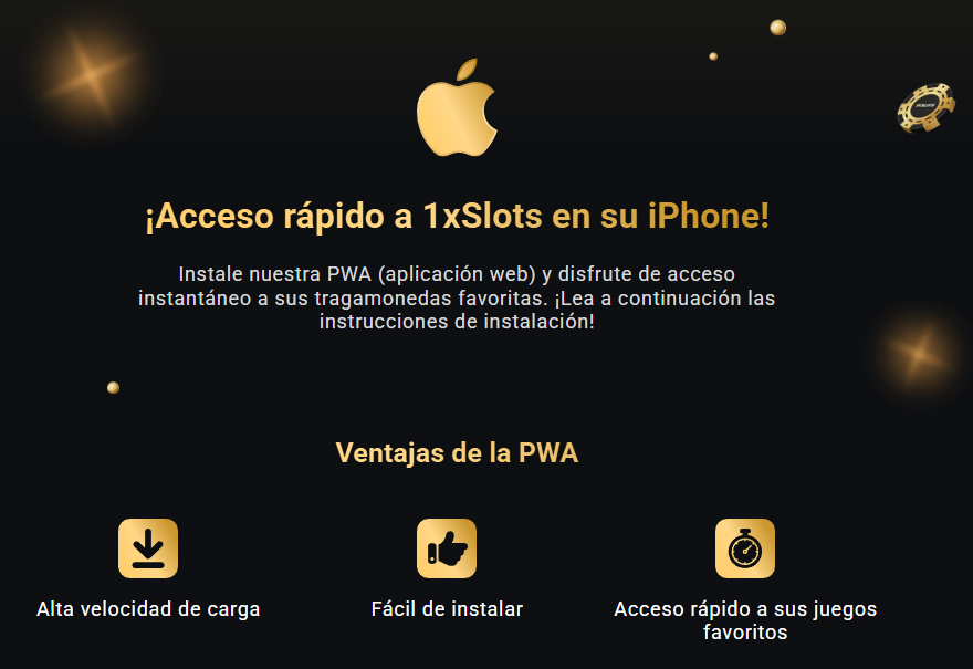 iOS 1xSlots