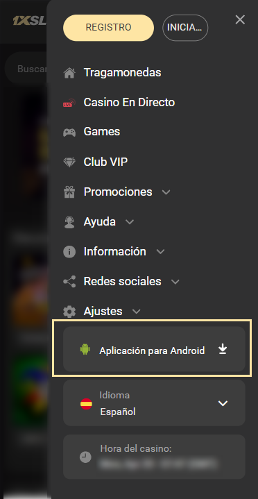 1xSlots para Android